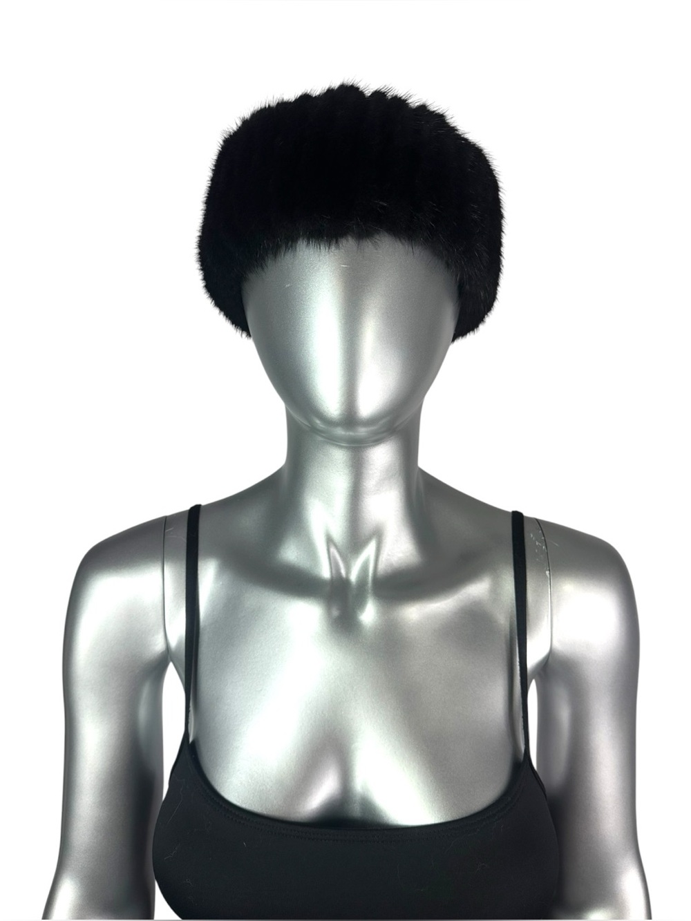 Ranch MINK Headband & Collar, 21”-24” w/Stretch, Certified Vintage Fur